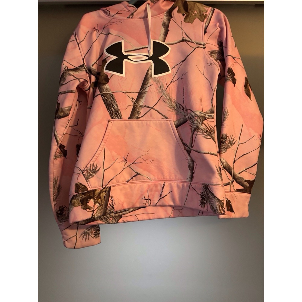 Under Armour‎ Pink Camo Hoodie Size Realtree Women's Small/petite